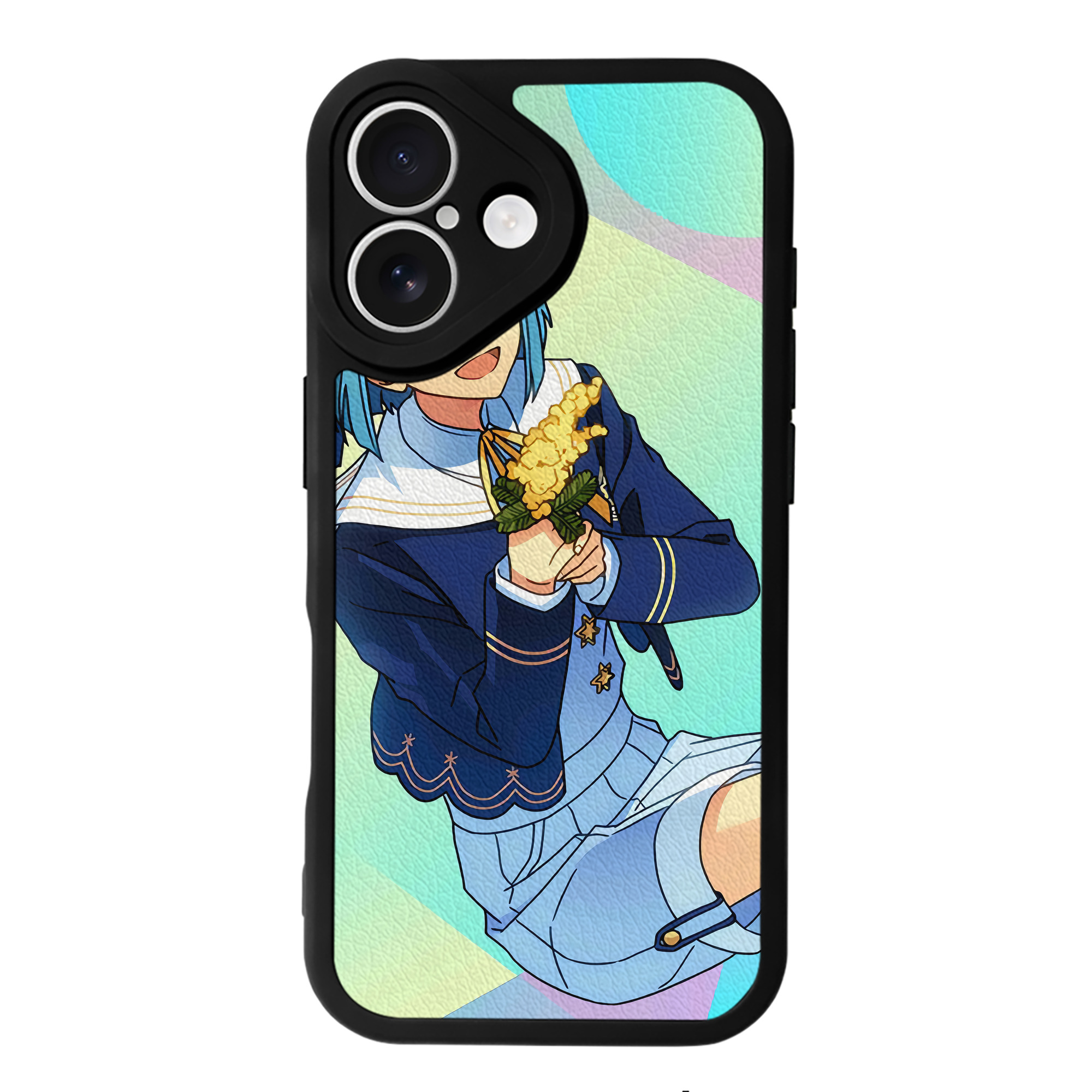 （画像用） あんさんぶるスターズ! Ensemble Stars 【iPhone 16シリーズ対応】シリコンスマホケース（レザー調） 材質：シリコン